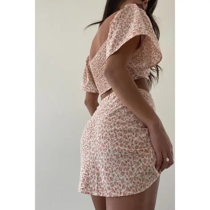 Peachy Keen Ditsy Floral Set