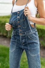 All Dyed Up Stretch Denim Overalls