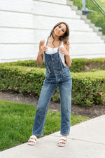 All Dyed Up Stretch Denim Overalls