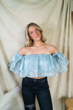 Brush Your Shoulders Off Ruffle Top