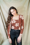 Take It or Leave It Cropped Knit Cardigan Set